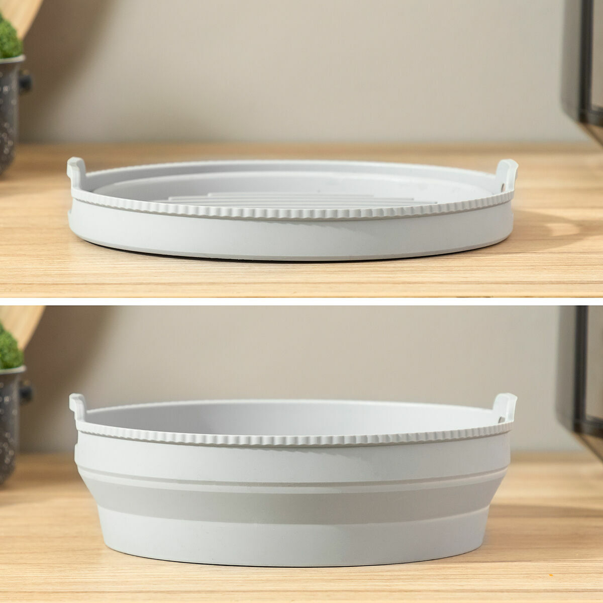 Cesta de Silicona Plegable Fliynner (para freidora de aire)