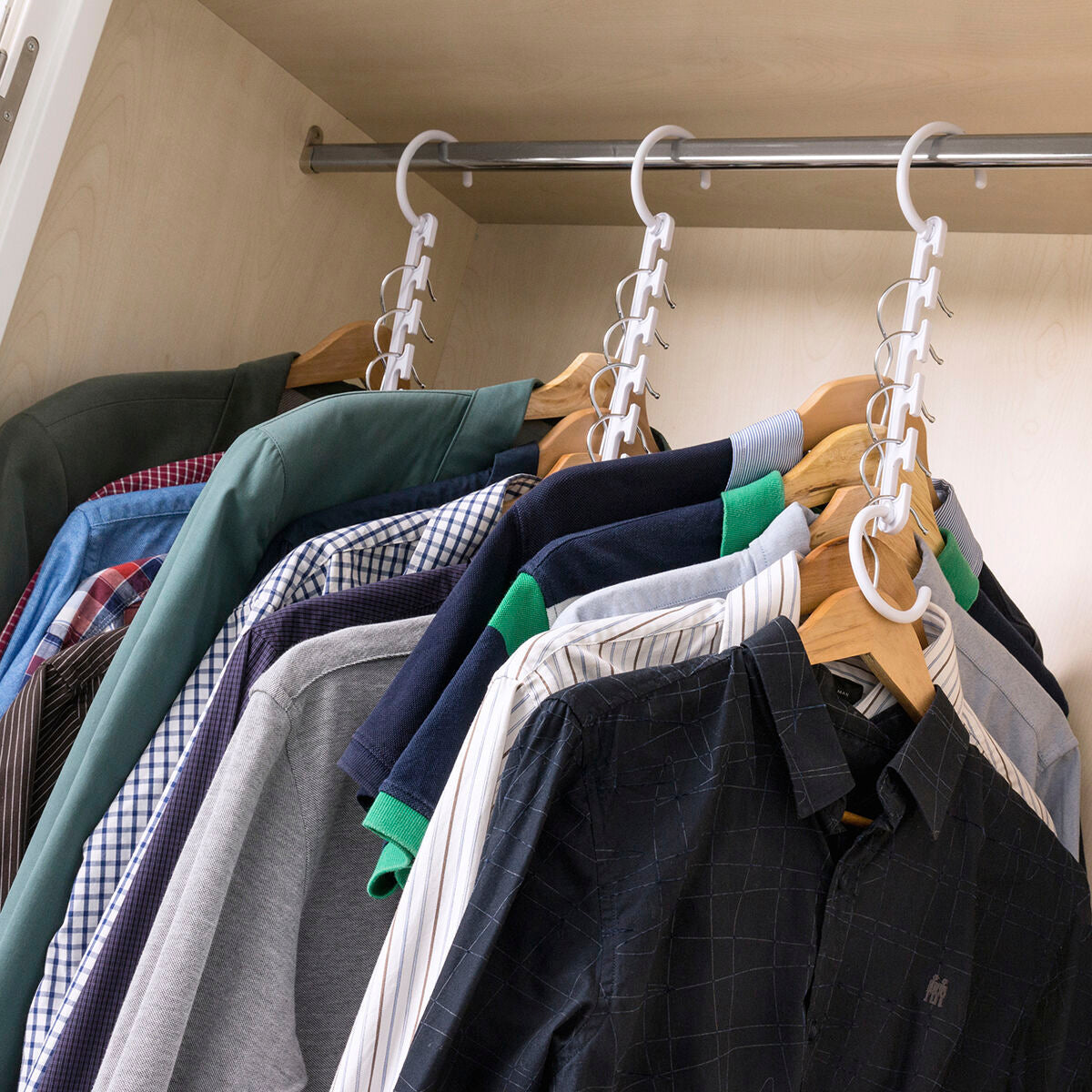 Organizador de Perchas Plusrobe (24 piezas)