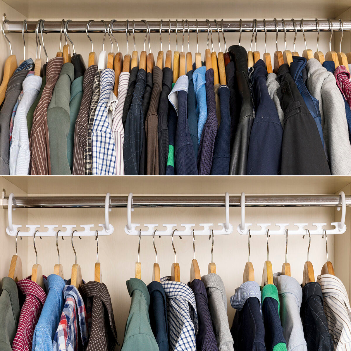 Organizador de Perchas Plusrobe (24 piezas)