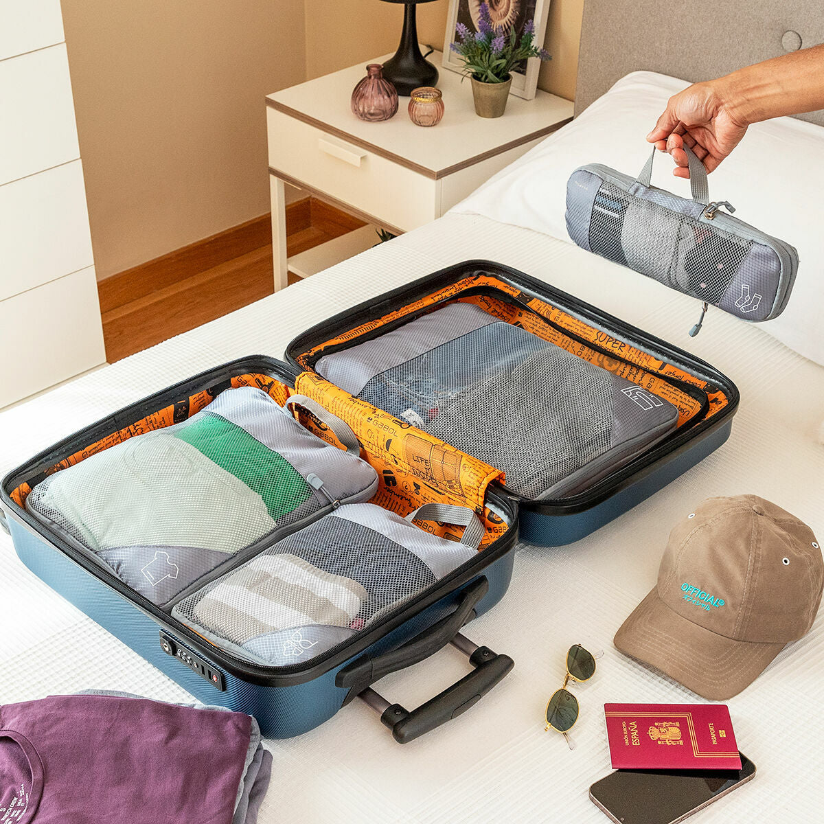 Bolsas de Compresión para Maletas Compakube (4 uds.)