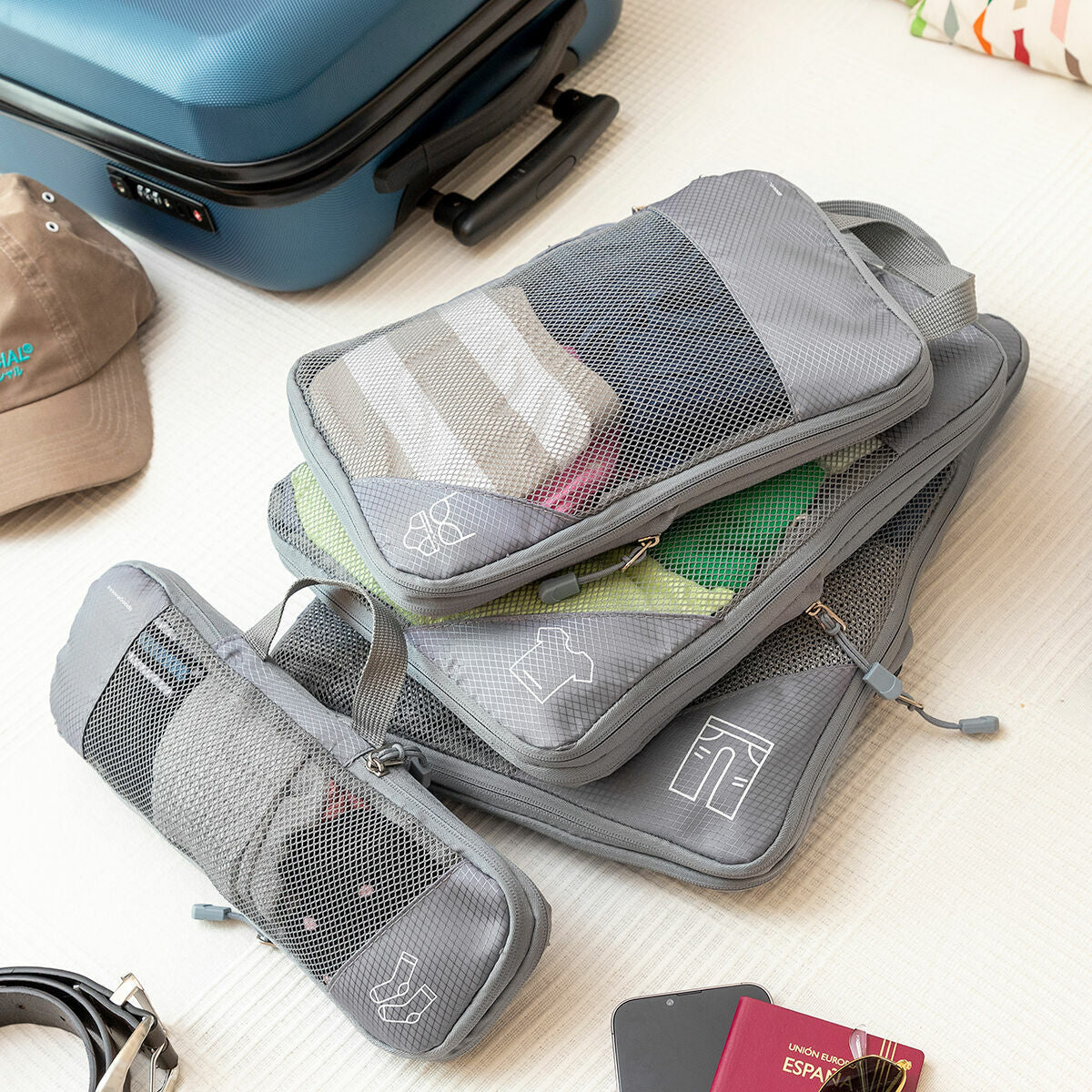 Bolsas de Compresión para Maletas Compakube (4 uds.)
